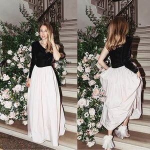 Antonio Melani Born on Fifth Blair One Shoulder Velvet Sleeve